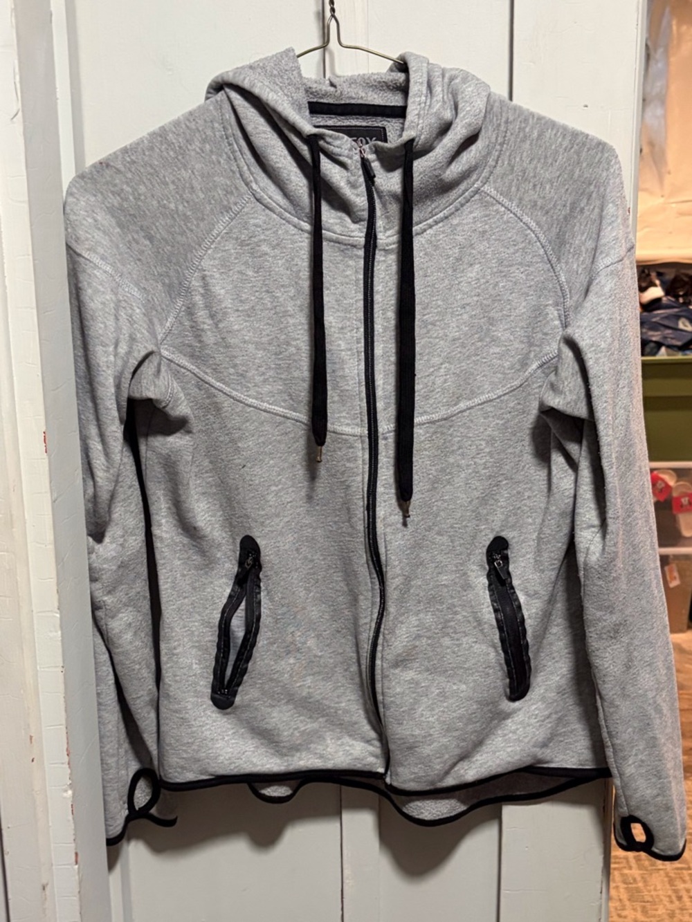Womens red fox hoodie size L